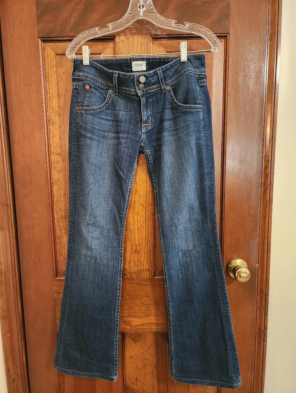 Hudson Dark Blue Women's Bootcut Jeans (Size 27)